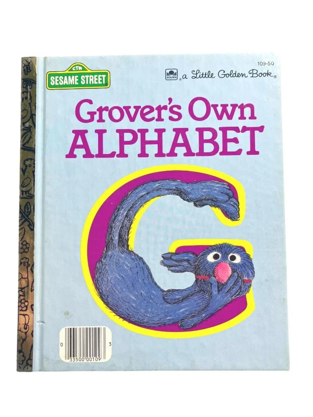 Grovers Own Alphabet 1978 Sesame Street Little Golden Book Hardcover